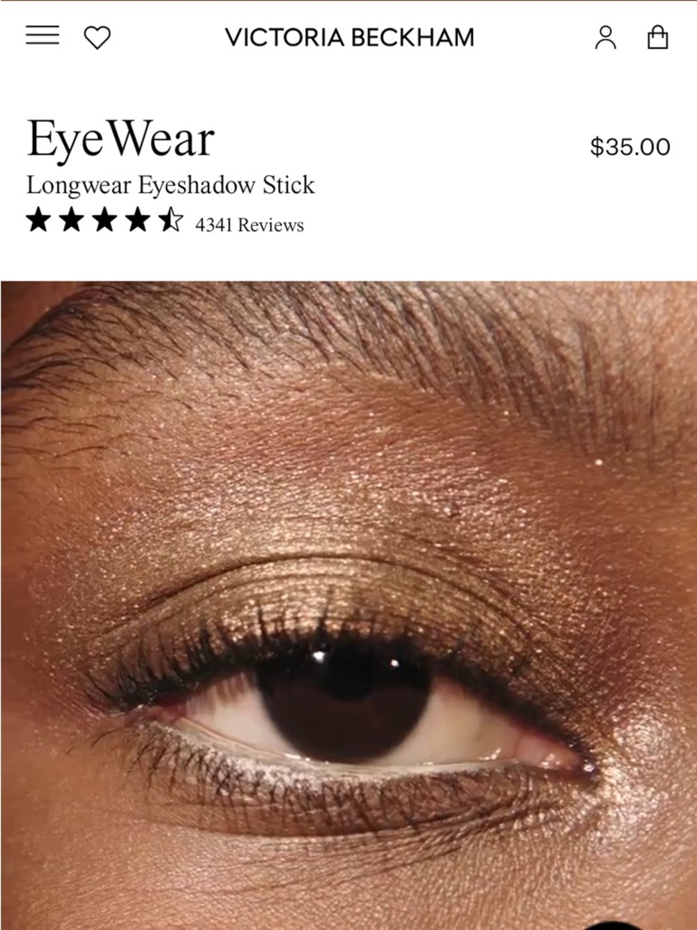 Victoria Beckham Beauty Eye Wear
Longwear Eyeshadow Stick | Caramel - Picture 4 of 12